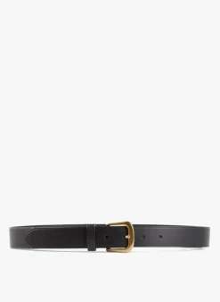 Soeur Ceinture à Boucle En Cuir | Noir