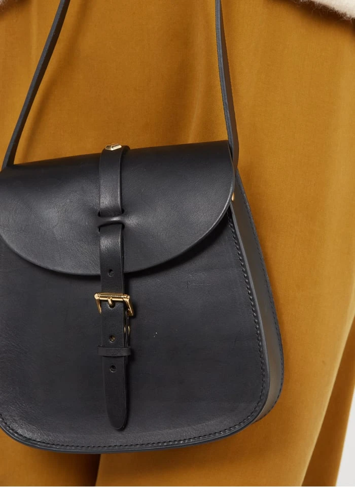 LE SAB - Mini Besace à Boucle En Cuir | Noir 4 LE SAB - Mini Besace à Boucle En Cuir | Noir – Image 4