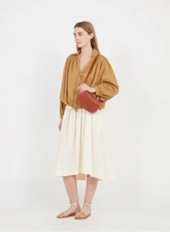 LA LILI - GRDE NANE VELOURS CLOUS - Banane En Cuir | Marron 5 LA LILI - GRDE NANE VELOURS CLOUS - Banane En Cuir | Marron -Soeur Soldes Boutique 3025217