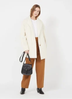 LE SAB MEDIUM - Sac Bandoulière En Cuir | Noir -Soeur Soldes Boutique 3128161