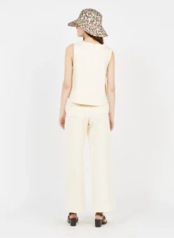 Soeur HARRY - Pantalon Large Taille Haute En Twill De Coton | Beige 15 Soeur HARRY - Pantalon Large Taille Haute En Twill De Coton | Beige -Soeur Soldes Boutique 3322340