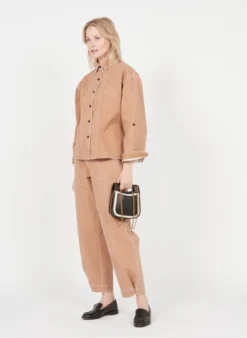 Soeur CHERI MINI - Mini Sac En Cuir Et Toile | Beige 7 Soeur CHERI MINI - Mini Sac En Cuir Et Toile | Beige -Soeur Soldes Boutique 3323101