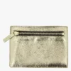 PARIS-BELEM - Porte-monnaie En Cuir Métallisé | Doré