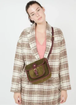 LE FLAV VELOURS SAC GIBEC DBLE POCH - Sac à Rabat à Boucle En Cuir | Multicolore