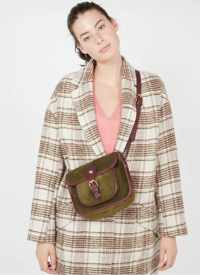 LE FLAV VELOURS SAC GIBEC DBLE POCH - Sac à Rabat à Boucle En Cuir | Multicolore 1 LE FLAV VELOURS SAC GIBEC DBLE POCH - Sac à Rabat à Boucle En Cuir | Multicolore