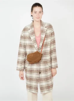 LE MINI SOHNA - Sac Bandoulière En Croute De Cuir | Marron 5 LE MINI SOHNA - Sac Bandoulière En Croute De Cuir | Marron -Soeur Soldes Boutique 3768691