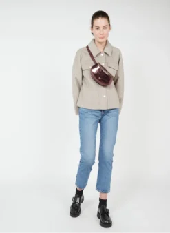 LA LILI - Banane En Cuir Métallisé | Rouge 7 LA LILI - Banane En Cuir Métallisé | Rouge -Soeur Soldes Boutique 3768707