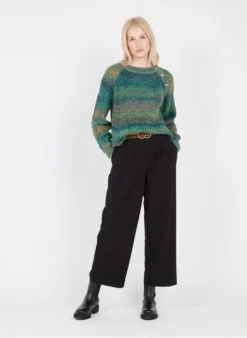 LA BULLE - Ceinture à Boucle En Cuir Velours | Marron -Soeur Soldes Boutique 3773443