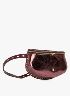 LA LILI - Banane En Cuir Métallisé | Rouge 6 LA LILI - Banane En Cuir Métallisé | Rouge -Soeur Soldes Boutique 3775610