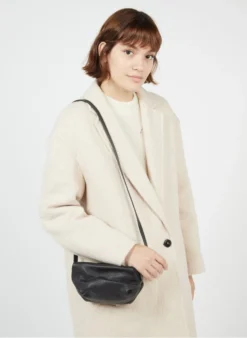 LE MINI SOHNA - Sac Bandoulière En Cuir | Noir -Soeur Soldes Boutique 3785558