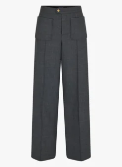 Soeur HARRY - Pantalon Droit En Lainage | Gris
