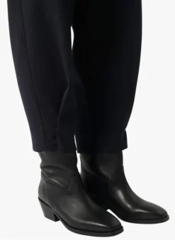 Soeur BERGAM - Bottes à Talon En Cuir | Noir