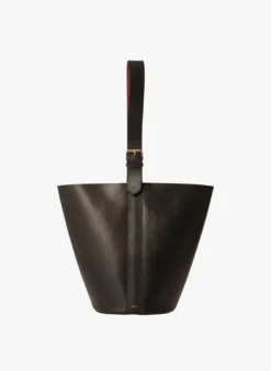 Soeur SAUL MINI - Sac Seau En Cuir Souple | Noir