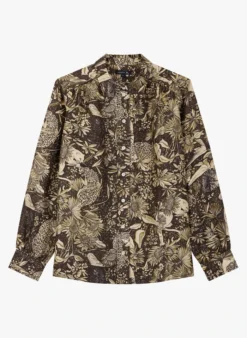 Soeur LUCRECE - Chemise En Doupion De Soie Imprimée | Multicolore -Soeur Soldes Boutique 3984842