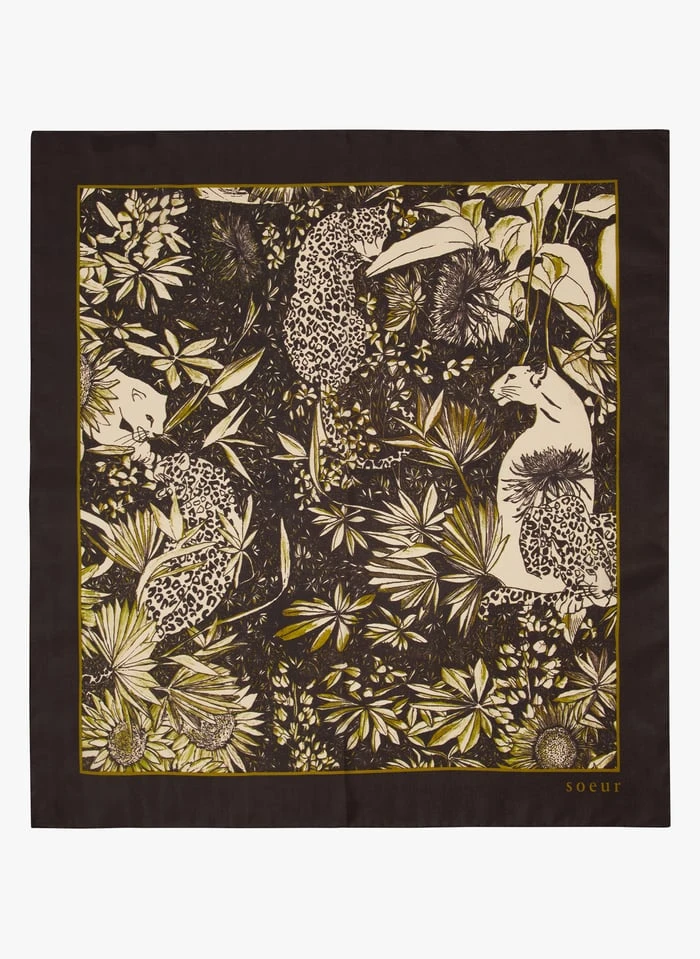 Soeur DALTON - Foulard En Soie Imprimé | Multicolore 2 Soeur DALTON - Foulard En Soie Imprimé | Multicolore – Image 2