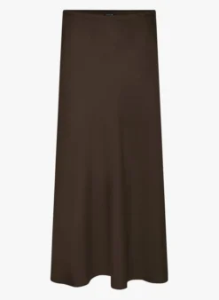 Soeur FEVER - Jupe Midi Fluide En Satin | Kaki -Soeur Soldes Boutique 3984854