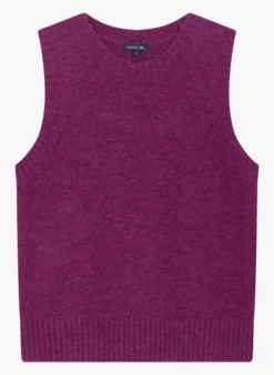 Soeur NAMASTE - Pull Sans Manches En Maille | Violet 7 Soeur NAMASTE - Pull Sans Manches En Maille | Violet -Soeur Soldes Boutique 3984862