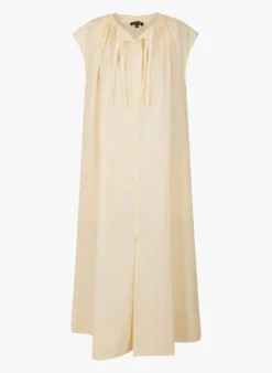 Soeur TAMARIS - Robe Midi En Popeline De Coton | Beige -Soeur Soldes Boutique 3984871