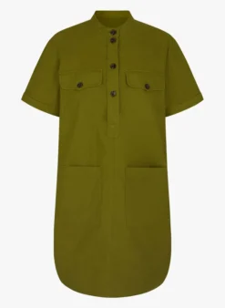 Soeur UNIQUE - Robe Courte En Coton Lavé | Vert 8 Soeur UNIQUE - Robe Courte En Coton Lavé | Vert -Soeur Soldes Boutique 3984873