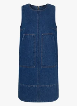 Soeur MITSOUKO - Robe Courte En Coton Denim | Jean Délavé -Soeur Soldes Boutique 3984880