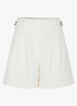 Soeur UTTAM - Short Large En Lin | Blanc 7 Soeur UTTAM - Short Large En Lin | Blanc -Soeur Soldes Boutique 3984898