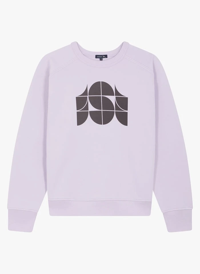 Soeur THIBAULT - Sweat Col Rond En Coton | Violet 3 Soeur THIBAULT - Sweat Col Rond En Coton | Violet – Image 3
