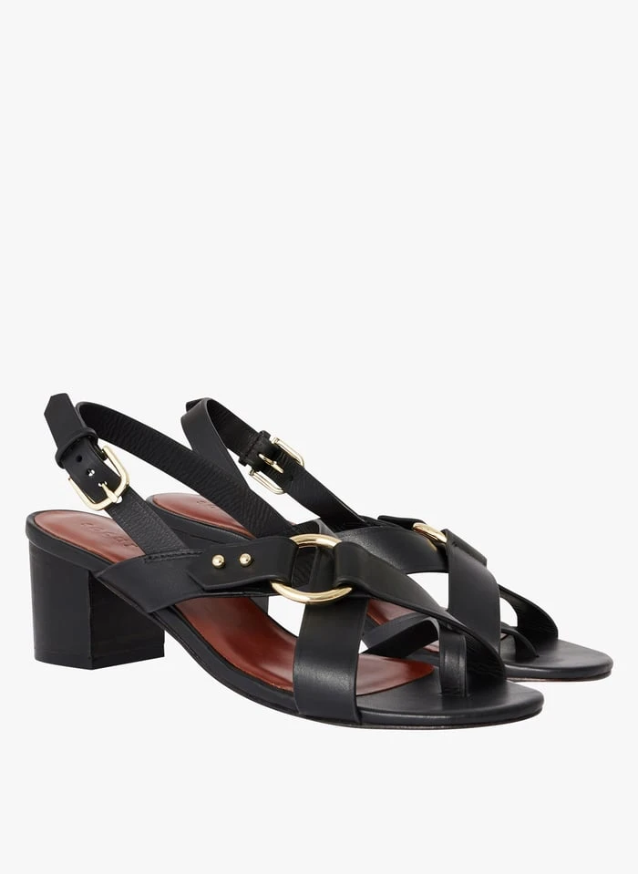 Soeur FLORENTINE - Sandales Hautes En Cuir | Noir 1 Soeur FLORENTINE - Sandales Hautes En Cuir | Noir