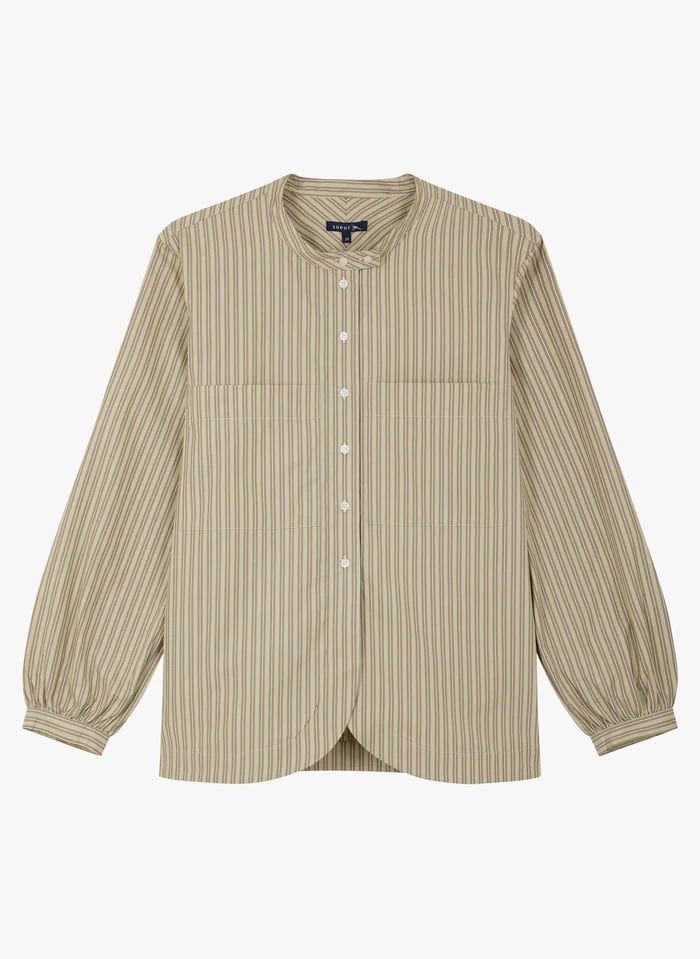 Soeur UMILE - Chemise En Popeline De Coton Rayée | Rayé 3 Soeur UMILE - Chemise En Popeline De Coton Rayée | Rayé – Image 3