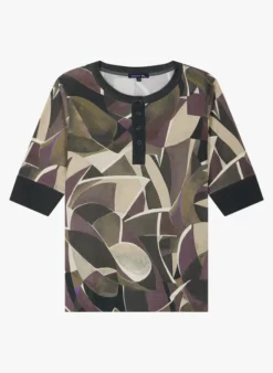 Soeur MONALISA - Tee-shirt En Jersey De Coton Imprimé | Gris -Soeur Soldes Boutique 3985043