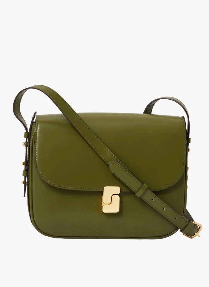 Soeur BELLISSIMA MAXI - Sac Bandoulière En Cuir Glacé | Vert 1 Soeur BELLISSIMA MAXI - Sac Bandoulière En Cuir Glacé | Vert