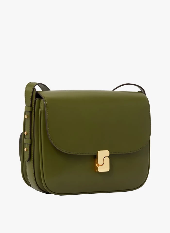 Soeur BELLISSIMA MAXI - Sac Bandoulière En Cuir Glacé | Vert 3 Soeur BELLISSIMA MAXI - Sac Bandoulière En Cuir Glacé | Vert – Image 3