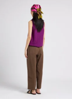 Soeur NAMASTE - Pull Sans Manches En Maille | Violet 9 Soeur NAMASTE - Pull Sans Manches En Maille | Violet -Soeur Soldes Boutique 4009718