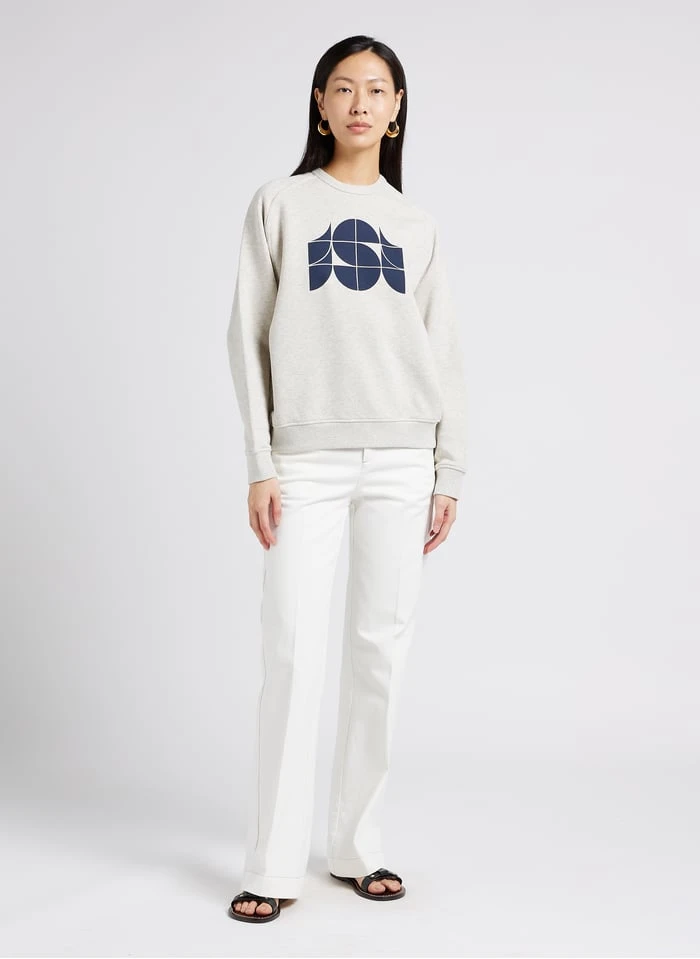 Soeur THIBAULT - Sweat Oversize En Coton | Gris 4 Soeur THIBAULT - Sweat Oversize En Coton | Gris – Image 4