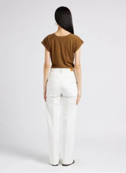 Soeur VALENTINA - Tee-shirt Col Rond Sérigraphié En Coton Mélangé | Marron 9 Soeur VALENTINA - Tee-shirt Col Rond Sérigraphié En Coton Mélangé | Marron -Soeur Soldes Boutique 4009755 1