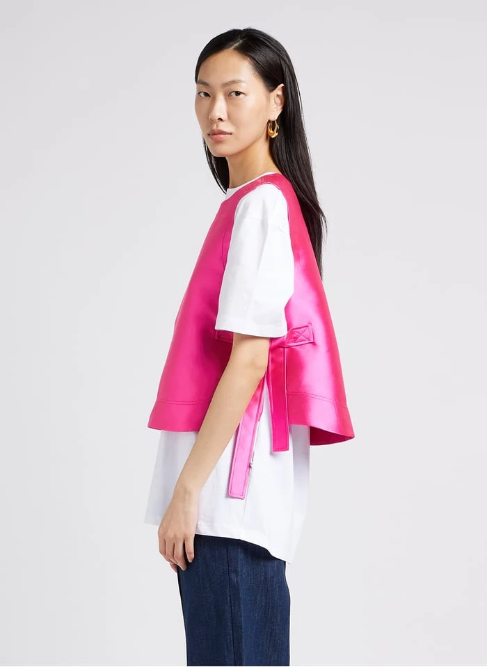 Soeur TISHKA - Top Sans Manches En Satin | Rose 1 Soeur TISHKA - Top Sans Manches En Satin | Rose