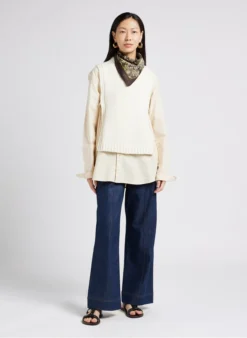 Soeur HARRY - Jean Large En Coton Mélangé | Jean Brut -Soeur Soldes Boutique 4009787