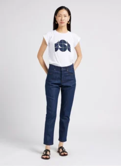 Soeur VALENTINA - Tee-shirt Col Rond Sérigraphié En Coton Mélangé | Blanc -Soeur Soldes Boutique 4009805 1