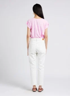 Soeur VALENTINA - Tee-shirt Col Rond Sérigraphié En Coton Mélangé | Rose 9 Soeur VALENTINA - Tee-shirt Col Rond Sérigraphié En Coton Mélangé | Rose -Soeur Soldes Boutique 4009812 1