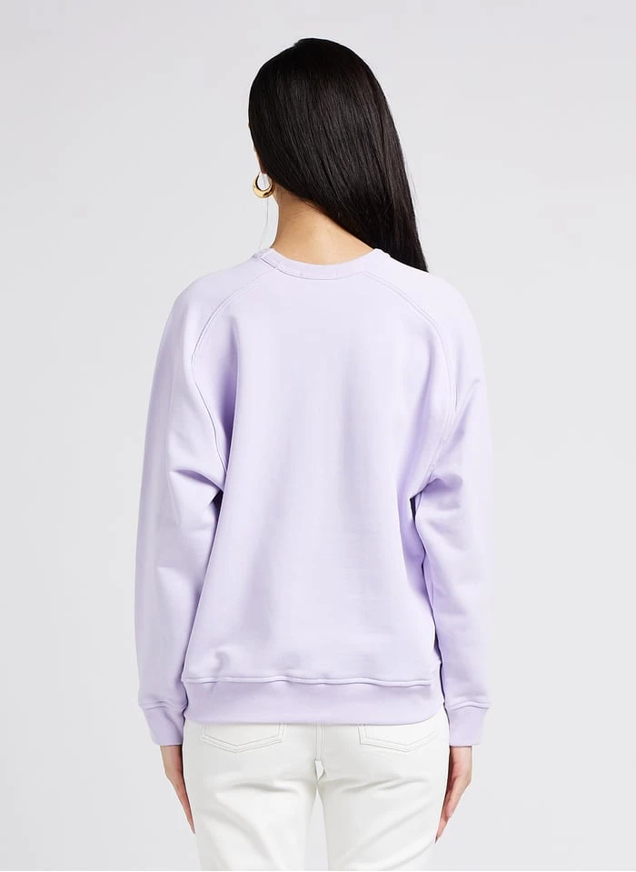 Soeur THIBAULT - Sweat Col Rond En Coton | Violet 2 Soeur THIBAULT - Sweat Col Rond En Coton | Violet – Image 2