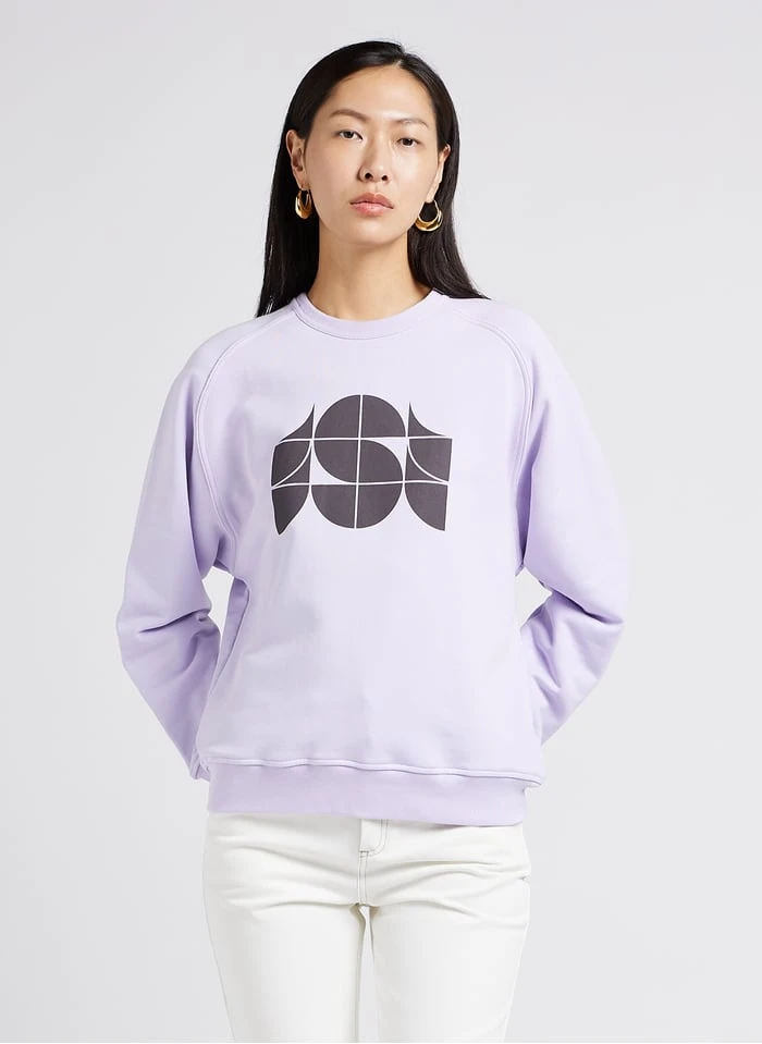 Soeur THIBAULT - Sweat Col Rond En Coton | Violet 1 Soeur THIBAULT - Sweat Col Rond En Coton | Violet