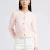 Soeur LYNE - Gilet Court Boutonné | Rose