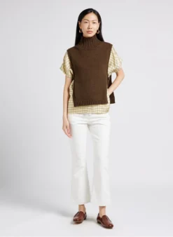 Soeur FRANCISCO - Jean Flare En Coton | Blanc -Soeur Soldes Boutique 4009845