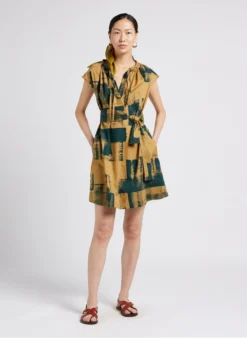 Soeur TELLA - Robe Courte En Popeline De Coton Imprimé | Multicolore