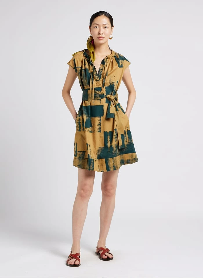 Soeur TELLA - Robe Courte En Popeline De Coton Imprimé | Multicolore 1 Soeur TELLA - Robe Courte En Popeline De Coton Imprimé | Multicolore