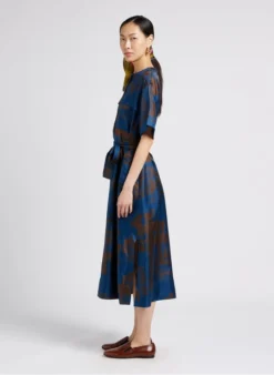 Soeur THAILAND - Robe Midi En Soie Imprimée | Multicolore 9 Soeur THAILAND - Robe Midi En Soie Imprimée | Multicolore -Soeur Soldes Boutique 4009861