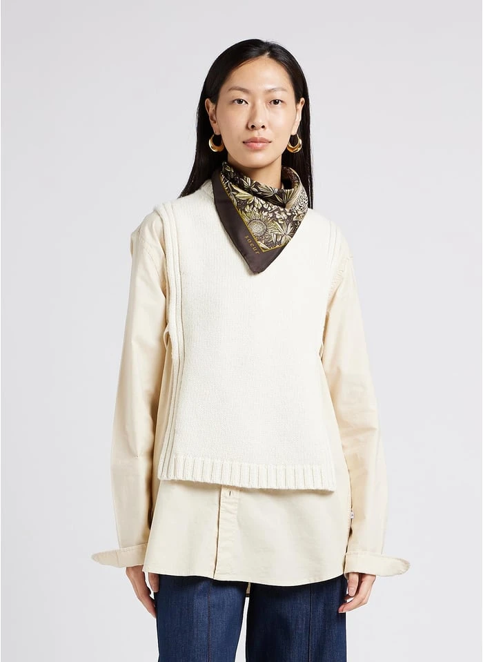 Soeur UZEL - Plastron En Laine | Beige 1 Soeur UZEL - Plastron En Laine | Beige