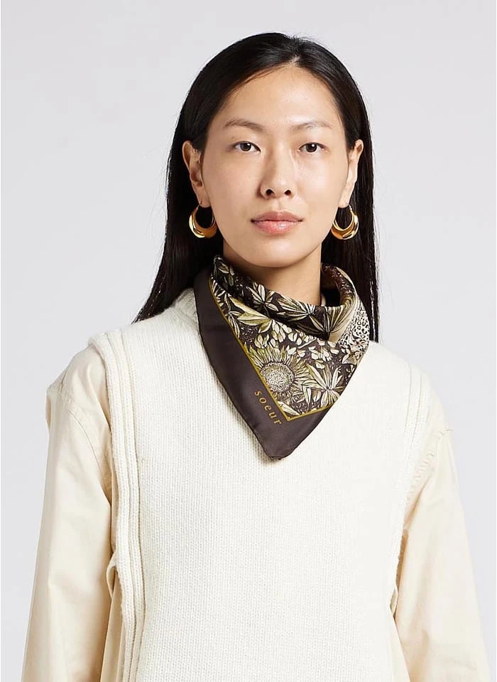 Soeur DALTON - Foulard En Soie Imprimé | Multicolore 1 Soeur DALTON - Foulard En Soie Imprimé | Multicolore