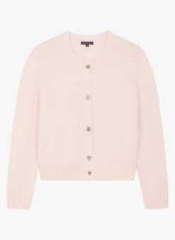 Soeur LYNE - Gilet Court Boutonné | Rose -Soeur Soldes Boutique 4018299