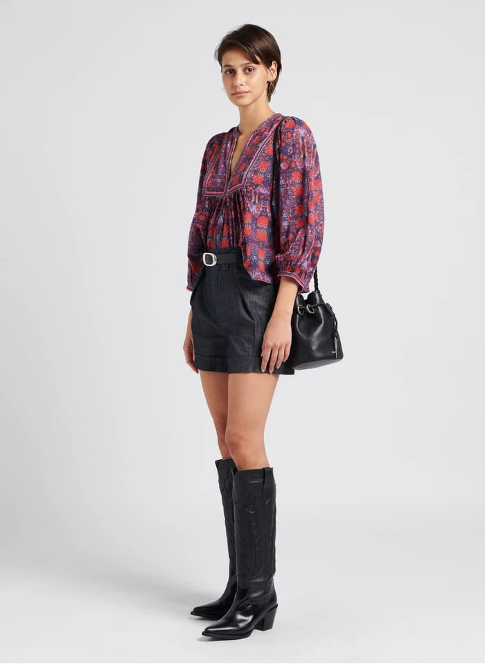 Soeur UOMO - Short Large En Coton Denim | Jean Brut 12 Soeur UOMO - Short Large En Coton Denim | Jean Brut – Image 12