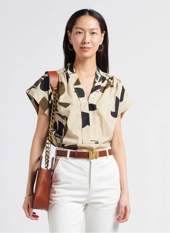 Soeur MADAGASCARD - Top En Popeline Imprimée | Multicolore 1 Soeur MADAGASCARD - Top En Popeline Imprimée | Multicolore